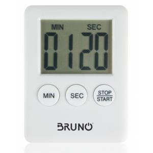 BRUNO χρονόμετρο & αντίστροφη μέτρηση BRN-0063, LCD, με μαγνήτη, λευκό | Οικιακές & Προσωπικές Συσκευές | elabstore.gr