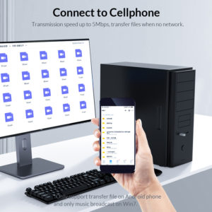 ORICO USB αντάπτορας Bluetooth 5.0 BTA-608, μαύρος | Δικτυακά | elabstore.gr