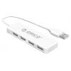 ORICO USB 2.0 Hub FL01, 4x USB, λευκό | Συνοδευτικά PC | elabstore.gr