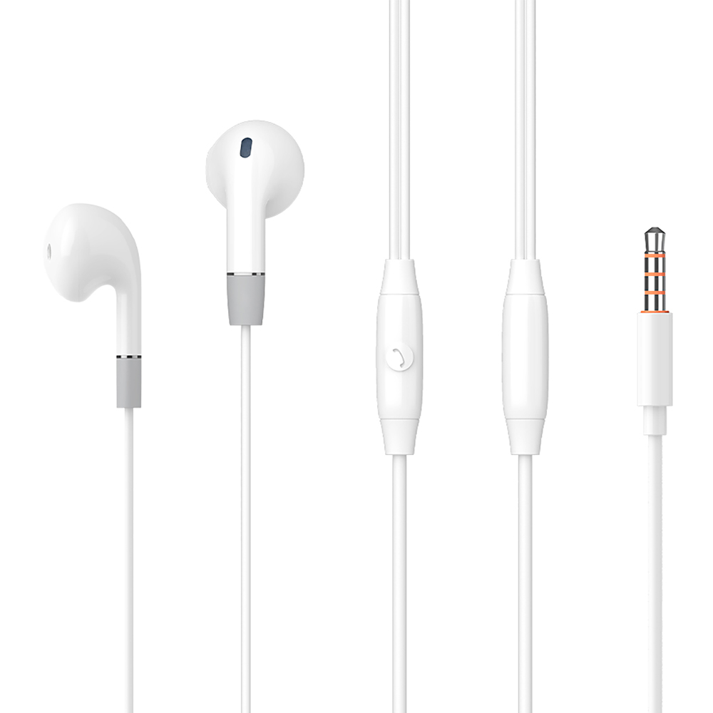 CELEBRAT earphones με μικρόφωνο G8, 3.5mm, 1.2m, λευκά | eLabstore.gr CELEBRAT earphones με μικρόφωνο G8, 3.5mm, 1.2m, λευκά | Αξεσουάρ κινητών | elabstore.gr