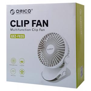 ORICO επιτραπέζιος ανεμιστήρας με clip GXZ-F835, USB, μπλε | eLabstore.gr