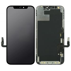 TW INCELL LCD για iPhone 12/12 Pro, camera-sensor ring, earmesh, μαύρη | Service | elabstore.gr