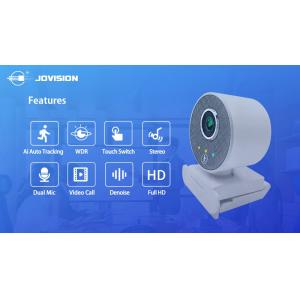 JOVISION AI web κάμερα HD820U, auto tracking, USB, Full HD, WDR, λεύκη | eLabstore.gr