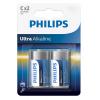 PHILIPS Ultra αλκαλικές μπαταρίες LR14E2B/10, LR14 1.5V, 2τμχ | eLabstore.gr PHILIPS Ultra αλκαλικές μπαταρίες LR14E2B/10, LR14 1.5V, 2τμχ | Μπαταρίες | elabstore.gr