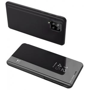 POWERTECH θήκη Clear View MOB-1609 για Samsung Galaxy A12/M12, μαύρη | Αξεσουάρ κινητών | elabstore.gr