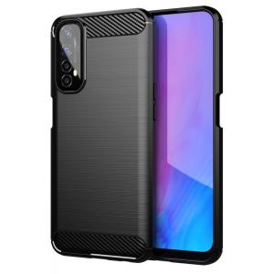 POWERTECH θήκη Carbon MOB-1623 για Realme 7, μαύρη | Αξεσουάρ κινητών | elabstore.gr