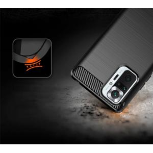 POWERTECH θήκη Carbon MOB-1626 για Xiaomi Redmi Note 10 Pro, μαύρη | Αξεσουάρ κινητών | elabstore.gr