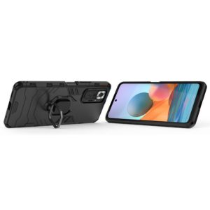 POWERTECH Θήκη Ring Armor MOB-1635 για Xiaomi Redmi Note 10 Pro, μαύρη | Αξεσουάρ κινητών | elabstore.gr