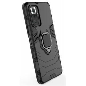 POWERTECH Θήκη Ring Armor MOB-1635 για Xiaomi Redmi Note 10 Pro, μαύρη | Αξεσουάρ κινητών | elabstore.gr