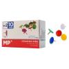 MP χρωματιστές πινέζες PA485-03, μεταλλικές, 10mm, 100τμχ | Αναλώσιμα - Είδη Γραφείου | elabstore.gr
