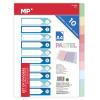 MP χρωματιστά διαχωριστικά φύλλα A4 PC119P, πλαστικά, 10τμχ | Αναλώσιμα - Είδη Γραφείου | elabstore.gr