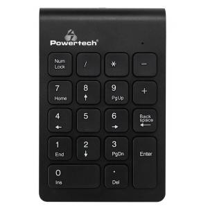 POWERTECH ασύρματο αριθμητικό πληκτρολόγιο PT-939, 2.4GHz, μαύρο | Συνοδευτικά PC | elabstore.gr