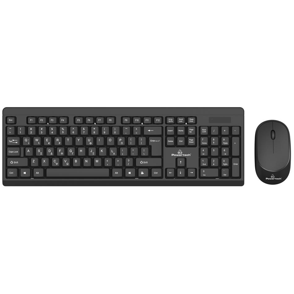 POWERTECH set ποντίκι & πληκτρολόγιο PT-957, ασύρματο, 1600dpi, μαύρο | eLabstore.gr POWERTECH set ποντίκι & πληκτρολόγιο PT-957, ασύρματο, 1600dpi, μαύρο | Συνοδευτικά PC | elabstore.gr