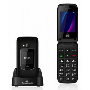 POWERTECH κινητό τηλέφωνο Sentry Dual III, 2 οθόνες, SOS Call, μαύρο | Mobile Συσκευές | elabstore.gr