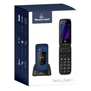 POWERTECH κινητό τηλέφωνο Sentry Dual III, 2 οθόνες, SOS Call, μπλε | eLabstore.gr POWERTECH κινητό τηλέφωνο Sentry Dual III, 2 οθόνες, SOS Call, μπλε | Mobile Συσκευές | elabstore.gr