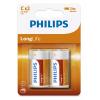 PHILIPS LongLife Zinq chloride μπαταρίες R14L2B/10, R14 1.5V, 2τμχ | eLabstore.gr PHILIPS LongLife Zinq chloride μπαταρίες R14L2B/10, R14 1.5V, 2τμχ | Μπαταρίες | elabstore.gr