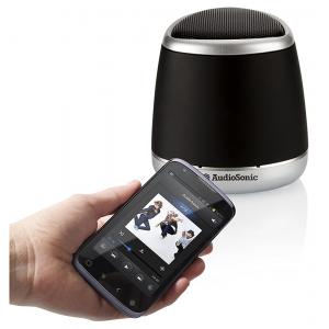 AUDIOSONIC φορητό ηχείο SK-1504, bluetooth/3.5mm, 400mAh, μαύρο | Εικόνα & Ήχος | elabstore.gr