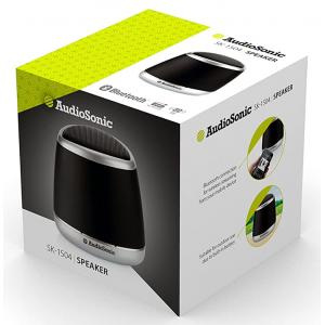 AUDIOSONIC φορητό ηχείο SK-1504, bluetooth/3.5mm, 400mAh, μαύρο | Εικόνα & Ήχος | elabstore.gr