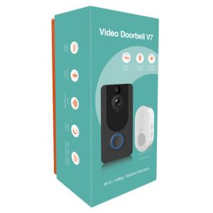 EKEN κουδούνι με κάμερα V7, WiFi, 1080p, PIR, cloud, μαύρο | Οικιακές & Προσωπικές Συσκευές | elabstore.gr