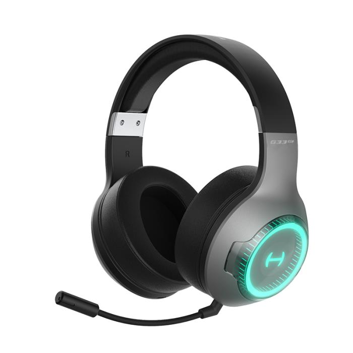 Headphone Edifier RGB G33BT Grey | HEADPHONES | elabstore.gr
