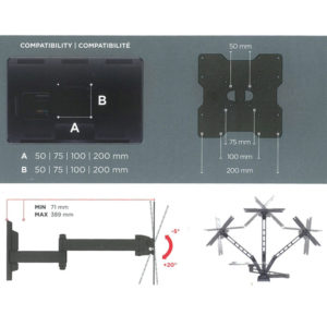 MELICONI FLATSTYLE EDR 200 ΒΑΣΗ TV 26
