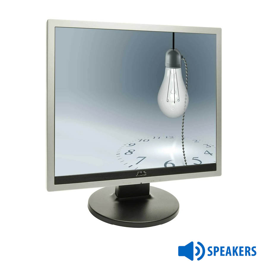 Used Monitor 919x TFT/ AOC/ 19"/ 1280x1024/ Silver/ Black/ w/ Speakers/ D-SUB & DVI-D | eLabstore.gr Used Monitor 919x TFT/AOC/19"/1280x1024/Silver/Black/w/Speakers/D-SUB & DVI-D | Refurbished | elabstore.gr