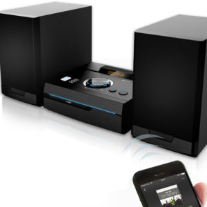 NOD STAGE Mini Hi-Fi System with CD,USB, Bluetooth, FM and blue LED, 50W | eLabstore.gr