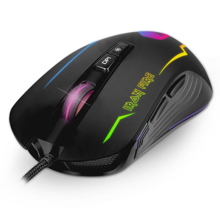 NOD IRON FIRE Wired Gaming Mouse, RGB LED | eLabstore.gr NOD IRON FIRE Wired Gaming Mouse, RGB LED | ΠΕΡΙΦΕΡΕΙΑΚΑ Η/Υ & LAPTOP | elabstore.gr