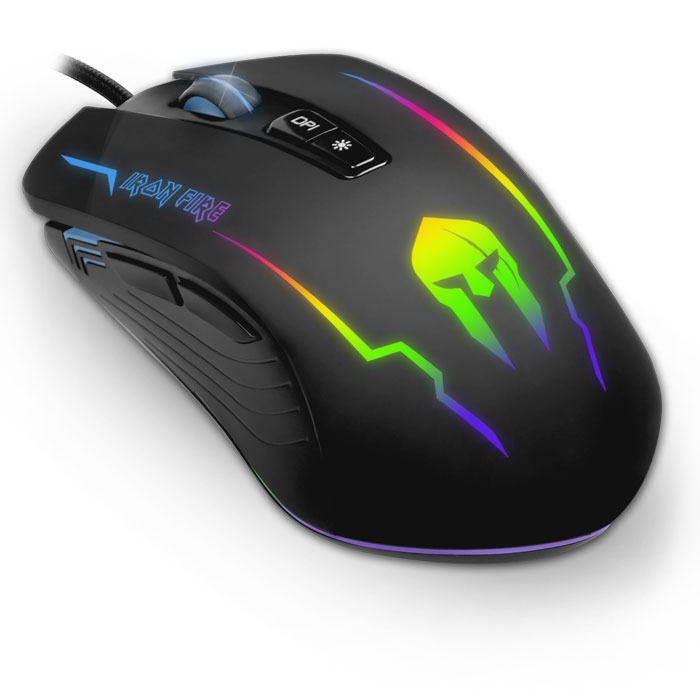 NOD IRON FIRE Wired Gaming Mouse, RGB LED | eLabstore.gr NOD IRON FIRE Wired Gaming Mouse, RGB LED | ΠΕΡΙΦΕΡΕΙΑΚΑ Η/Υ & LAPTOP | elabstore.gr