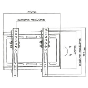 SUPERIOR 23-42 TILT EXTRA SLIM TV WALL MOUNT | ΕΙΚΟΝΑ / ΗΧΟΣ | elabstore.gr