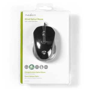 NEDIS MSWD300BK Wired Desktop Mouse 1000 dpi 3-Button Black | eLabstore.gr
