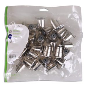 NEDIS CAVC15911ME XLR Chassis Mount XLR 3-pin Female 25 pieces Metal | eLabstore.gr