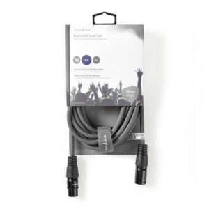 NEDIS COTH15010GY50 Balanced XLR Audio Cable XLR 3-Pin Male - XLR 3-Pin Female 5 | ΚΑΛΩΔΙΑ / ADAPTORS | elabstore.gr