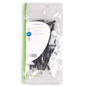 NEDIS CAVC22980BK Jack Connector Mono 3.5 mm Male 25 pieces Black | ΚΑΛΩΔΙΑ / ADAPTORS | elabstore.gr