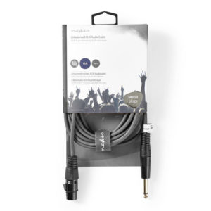 NEDIS COTH15120GY50 Unbalanced XLR Audio Cable XLR 3-pin Female - 6.35 mm Male 5 | ΚΑΛΩΔΙΑ / ADAPTORS | elabstore.gr
