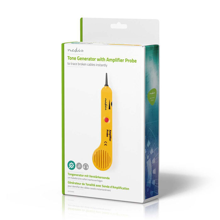 NEDIS NWTG100YE PC/Multimedia Cable Tester Tone Generator | eLabstore.gr NEDIS NWTG100YE PC/Multimedia Cable Tester Tone Generator - Image 6