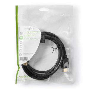 NEDIS CVGP35000BK20 Ultra High Speed HDMI Cable | HDMI Connector - HDMI Connecto | ΚΑΛΩΔΙΑ / ADAPTORS | elabstore.gr
