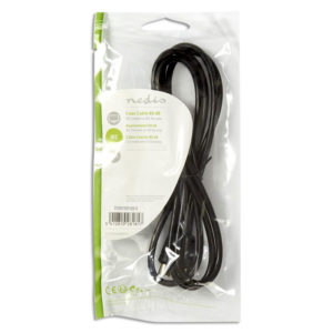 NEDIS CSGP40000BK15 Coax Cable 90dB IEC (Coax) Male - IEC (Coax) Female 1.5 m Bl | ΚΑΛΩΔΙΑ / ADAPTORS | elabstore.gr