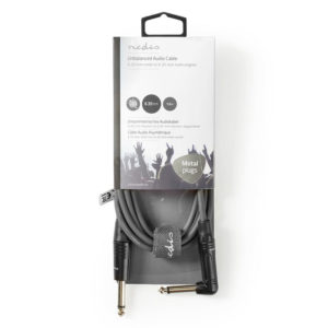 NEDIS COTH23005GY15 Unbalanced Audio Cable 6.35 mm Male - 6.35 mm Male Angled 1. | eLabstore.gr NEDIS COTH23005GY15 Unbalanced Audio Cable 6.35 mm Male - 6.35 mm Male Angled 1. | ΚΑΛΩΔΙΑ / ADAPTORS | elabstore.gr