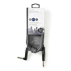 NEDIS COTH23005GY30 Unbalanced Audio Cable 6.35 mm Male - 6.35 mm Male Angled 3. | ΚΑΛΩΔΙΑ / ADAPTORS | elabstore.gr