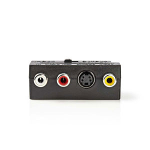 NEDIS CVGB31902BK Switchable SCART Adapter SCART Male - S-Video Female + 3x RCA | ΚΑΛΩΔΙΑ / ADAPTORS | elabstore.gr