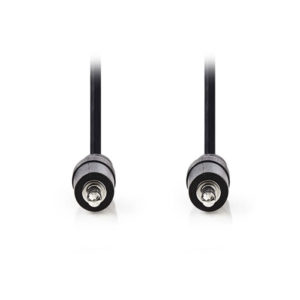 NEDIS CAGB22000BK20 Stereo Audio Cable 3.5 mm Male - 3.5 mm Male 2.0m Black | ΚΑΛΩΔΙΑ / ADAPTORS | elabstore.gr