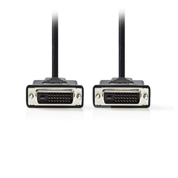 NEDIS CCGB32000BK20 DVI Cable DVI-D 24+1-Pin Male - DVI-D 24+1-Pin Male 2.0 m Bl | eLabstore.gr NEDIS CCGB32000BK20 DVI Cable DVI-D 24+1-Pin Male - DVI-D 24+1-Pin Male 2.0 m Bl | ΚΑΛΩΔΙΑ / ADAPTORS | elabstore.gr