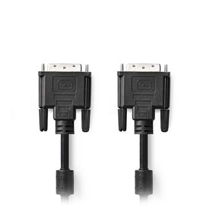 NEDIS CCGB32000BK20 DVI Cable DVI-D 24+1-Pin Male - DVI-D 24+1-Pin Male 2.0 m Bl | eLabstore.gr NEDIS CCGB32000BK20 DVI Cable DVI-D 24+1-Pin Male - DVI-D 24+1-Pin Male 2.0 m Bl | ΚΑΛΩΔΙΑ / ADAPTORS | elabstore.gr