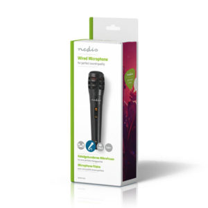 NEDIS MPWD15BK Wired Microphone -75 dB +/-3dB Sensitivity 80 Hz - 12 kHz 5.0 m | ΕΙΚΟΝΑ / ΗΧΟΣ | elabstore.gr