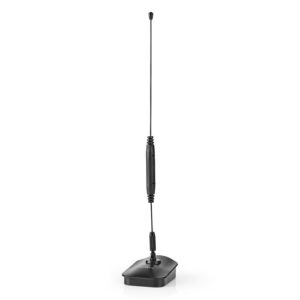 NEDIS ANIR0502BK Indoor HDTV Antenna 0 - 5 km Gain 5 - 7dB FM / VHF / UHF Black | ΕΙΚΟΝΑ / ΗΧΟΣ | elabstore.gr