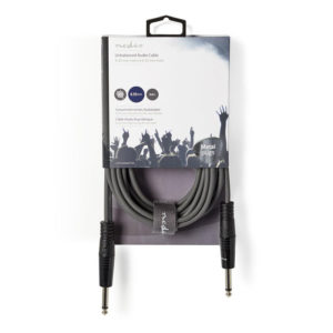 NEDIS COTH23000GY50 Unbalanced Audio Cable 6.35 mm Male - 6.35 mm Male 5.0 m Gre | ΚΑΛΩΔΙΑ / ADAPTORS | elabstore.gr