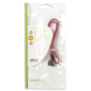 NEDIS CCGP73155RD05 SATA 3Gb/s data cable SATA 7-pin Female with Lock-SATA 7-pin | ΚΑΛΩΔΙΑ / ADAPTORS | elabstore.gr
