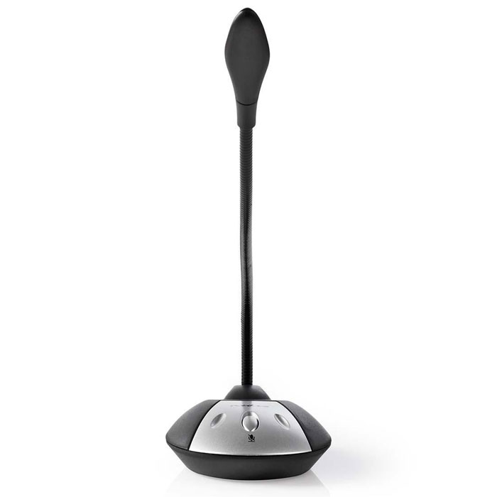 NEDIS MICDU100BK Wired Microphone USB Black/Grey | eLabstore.gr NEDIS MICDU100BK Wired Microphone USB Black/Grey | ΠΕΡΙΦΕΡΕΙΑΚΑ Η/Υ & LAPTOP | elabstore.gr