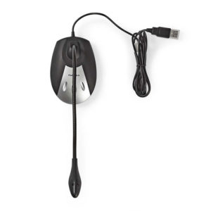 NEDIS MICDU100BK Wired Microphone USB Black/Grey | eLabstore.gr NEDIS MICDU100BK Wired Microphone USB Black/Grey | ΠΕΡΙΦΕΡΕΙΑΚΑ Η/Υ & LAPTOP | elabstore.gr